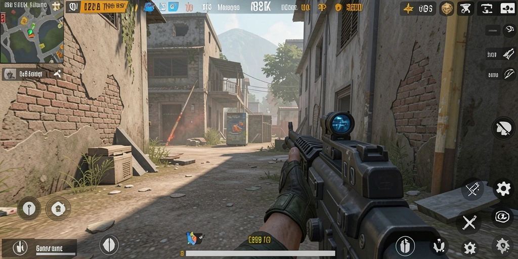 Gameplay menegangkan <strong>889ZK</strong> dengan aksi tembak-menembak intens.