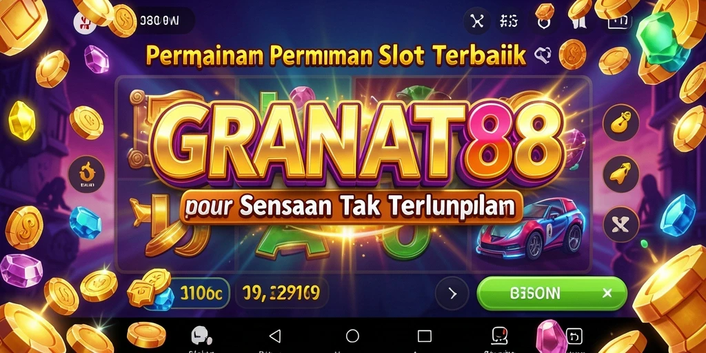 Tampilan gameplay seru dari GRANAT88 yang penuh warna.