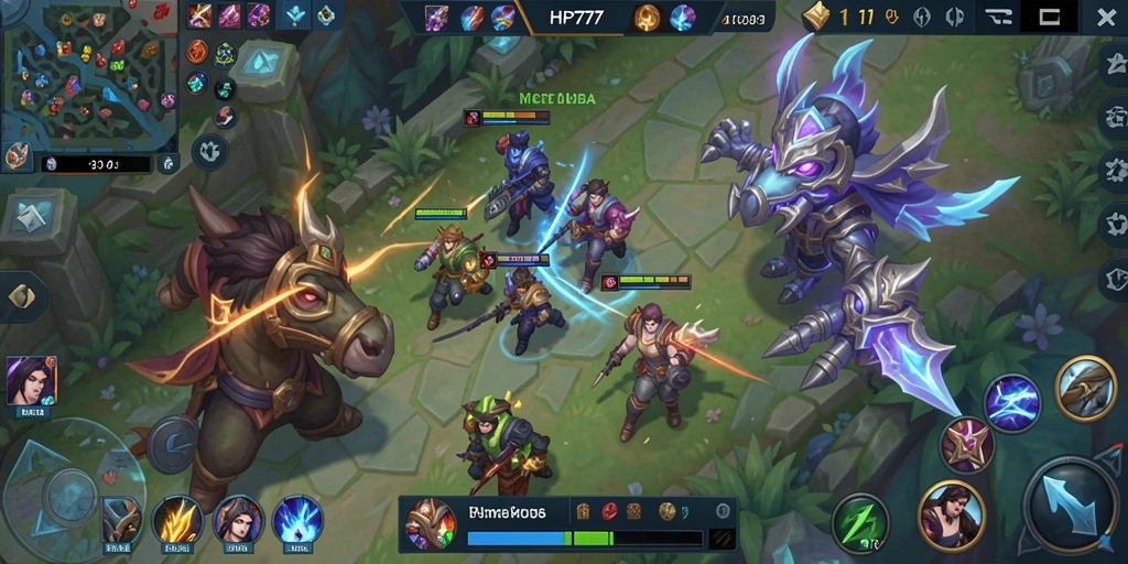 Gameplay seru dan aksi mendebarkan dalam HP777.