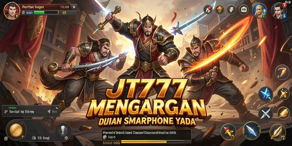 Gameplay seru JT777 yang menampilkan pertarungan intens Battle Royale.