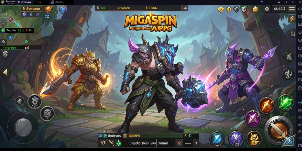 Gameplay mengasyikkan MIGASPIN di dunia ARPG yang menantang.