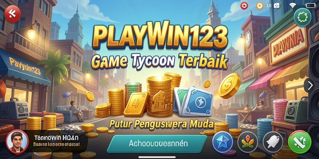Screenshot dari gameplay seru di PLAYWIN123 yang menunjukkan pengelolaan bisnis.