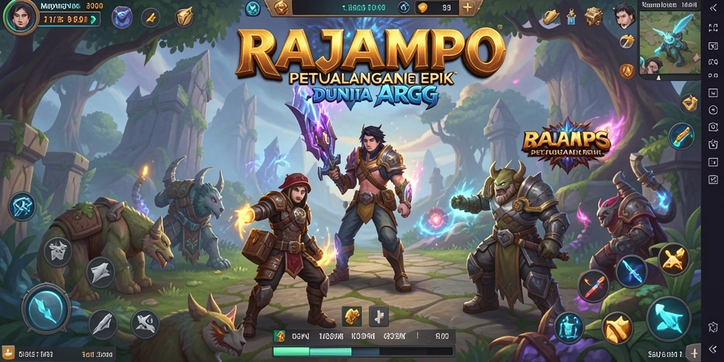 Tangkapan layar gameplay RAJAMPO yang mendebarkan dan penuh aksi.