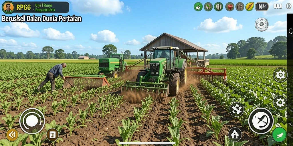 Menampilkan gameplay seru dari RP66 dengan aktivitas bertani.